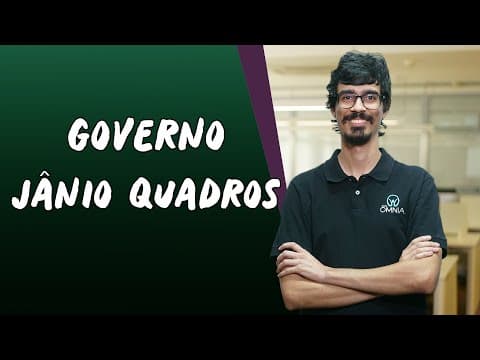 Thumbnail da aula: Governo Jânio Quadros - Brasil Escola