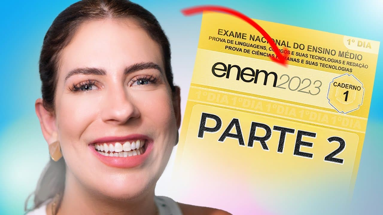 Thumbnail: DESCUBRA o que mudou na CORREÇÃO da REDAÇÃO do ENEM 2023 (parte 2)