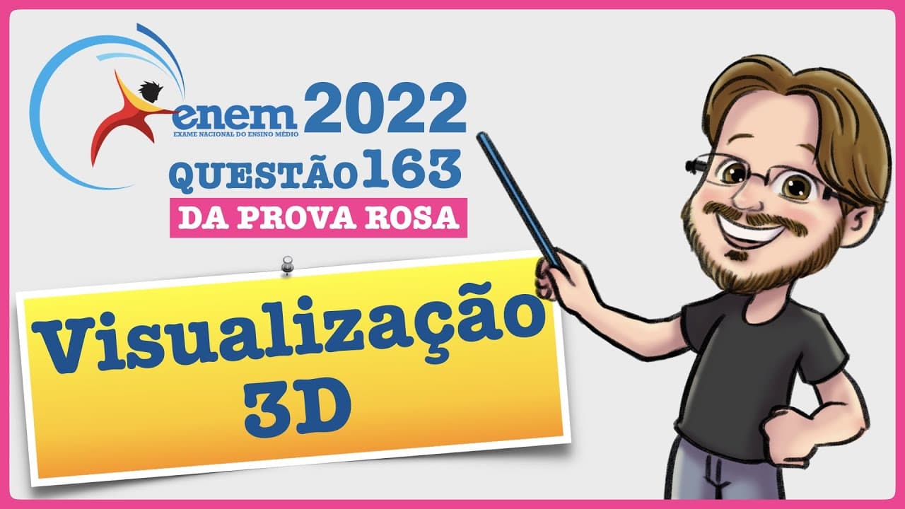 Thumbnail: ENEM 2022 || Visualização 3D || Um robô, que tem um ímã em sua base, se desloca sobre a superfície