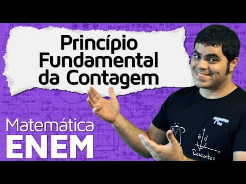 Thumbnail da aula: Princípio Fundamental da Contagem - PFC (Análise Combinatória) | Matemática do ENEM