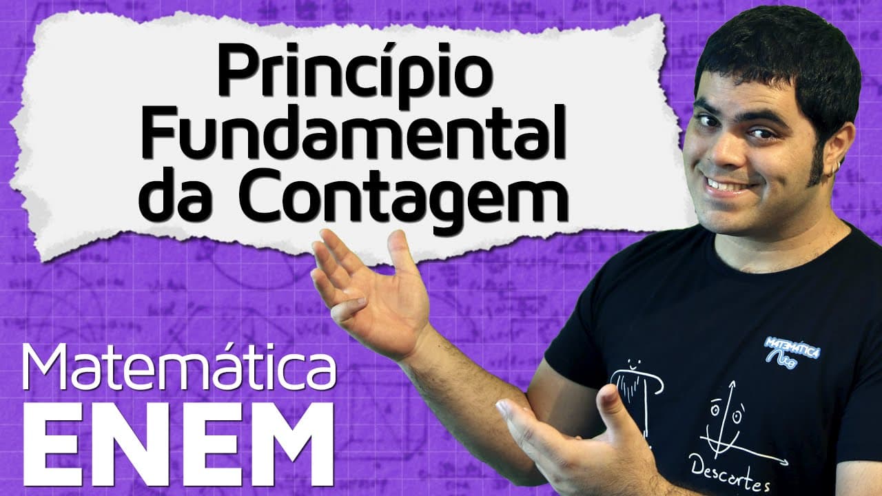 Thumbnail: Princípio Fundamental da Contagem - PFC (Análise Combinatória) | Matemática do ENEM