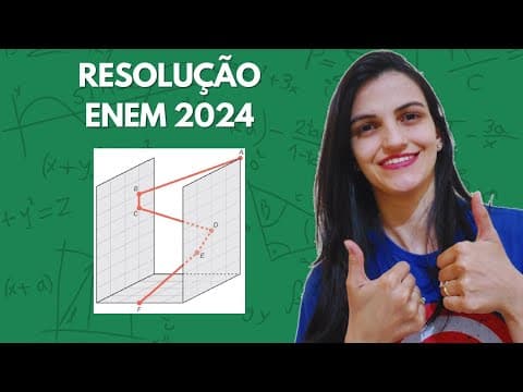 Thumbnail da aula: Em um jogo virtual para celular um personagem - PROJEÇÃO ORTOGONAL - ENEM 2024