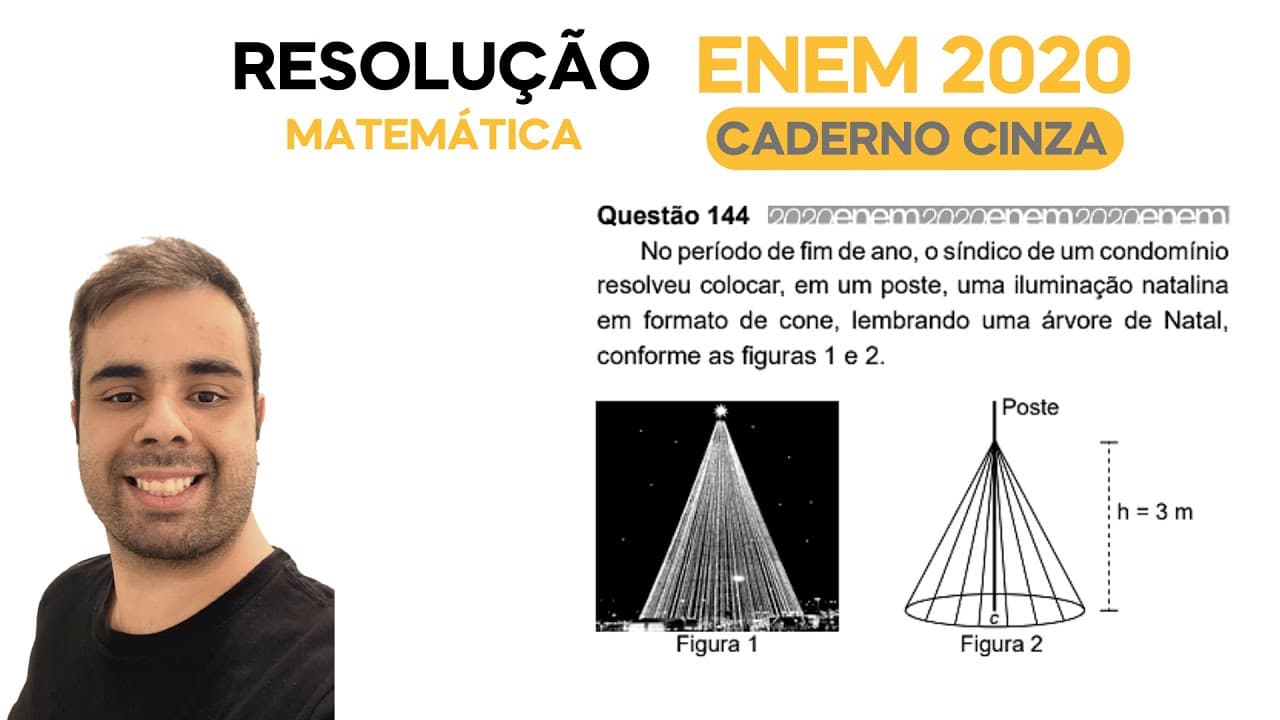 Thumbnail: ENEM 2020 \ MATEMÁTICA - Questão 144, CADERNO CINZA – No período de fim de ano, o síndico de um