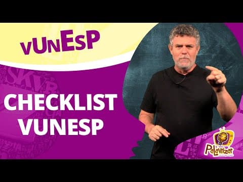 Thumbnail da aula: VUNESP Essay Writing | Step-by-Step Guide to Writing an Excellent Essay for Vunesp Foundation Ent...