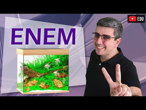Thumbnail da aula: Enem 2020 e a temperatura da água no aquário