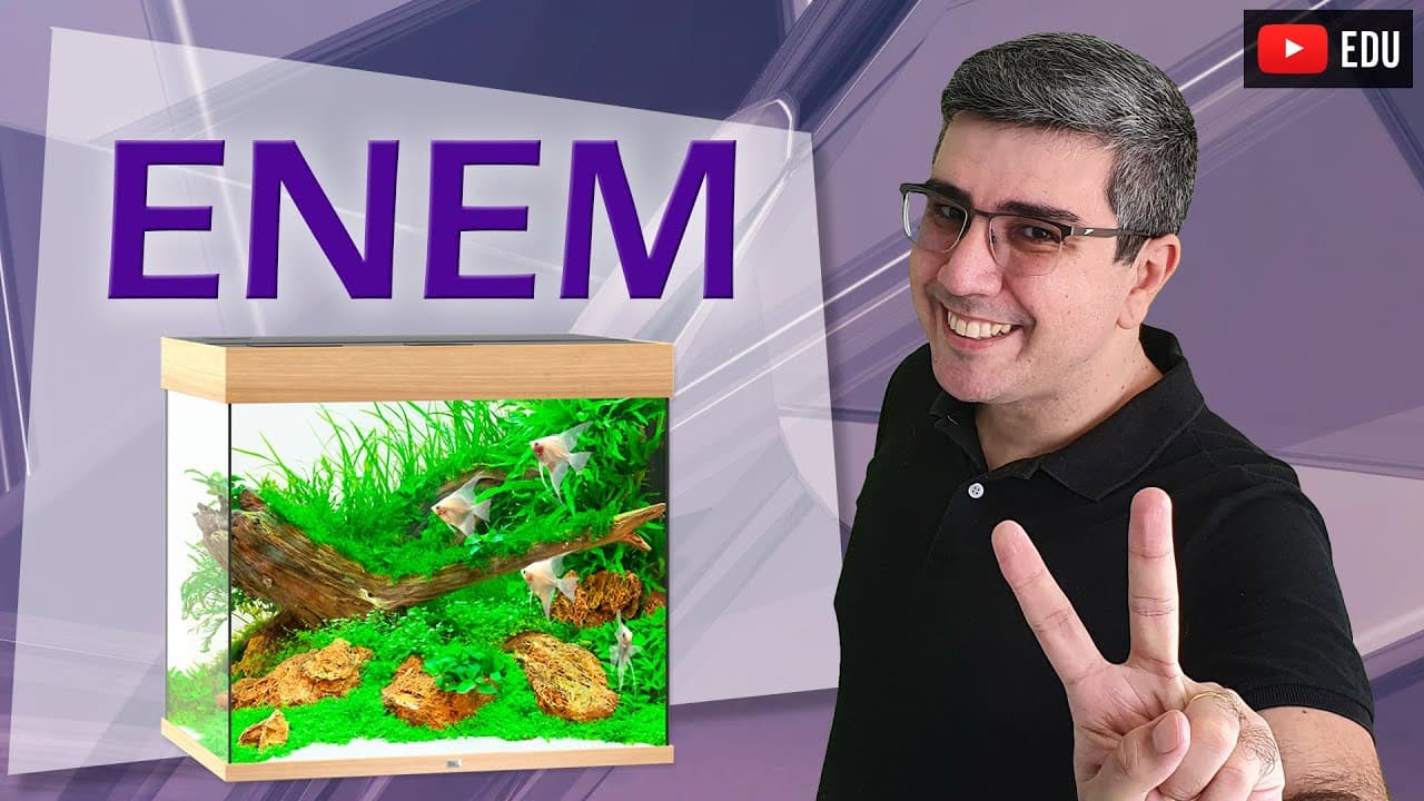 Thumbnail: Enem 2020 e a temperatura da água no aquário