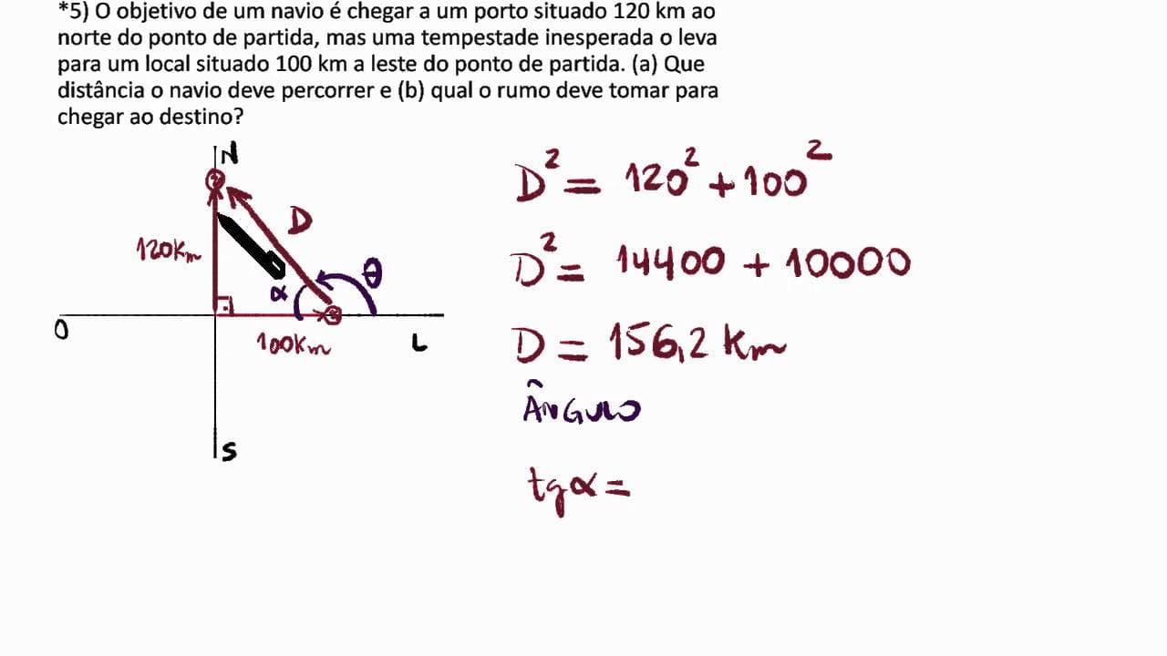 Thumbnail: Vetores - Exercício resolvido 5/5