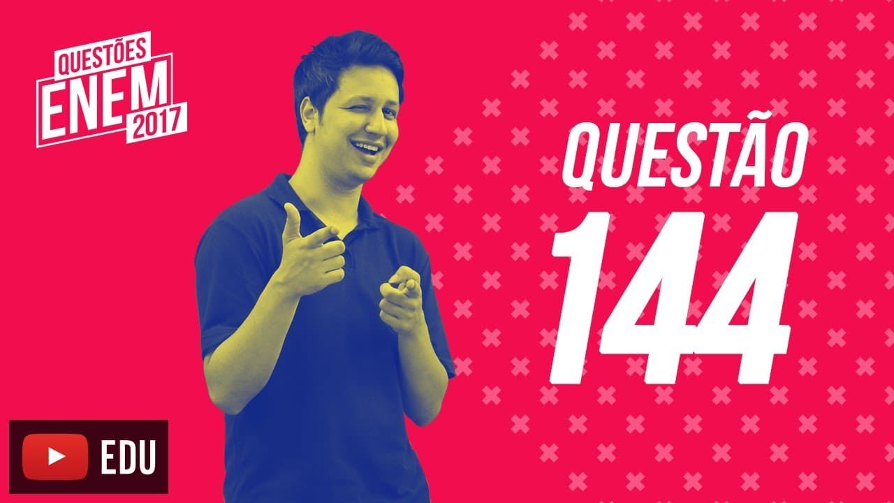 Thumbnail: Enem 2017 - Matemática | Questão 144 (Caderno Amarelo)
