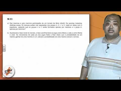 Thumbnail da aula: Matemática - Fuvest 2012 - 2ª fase - 3º dia