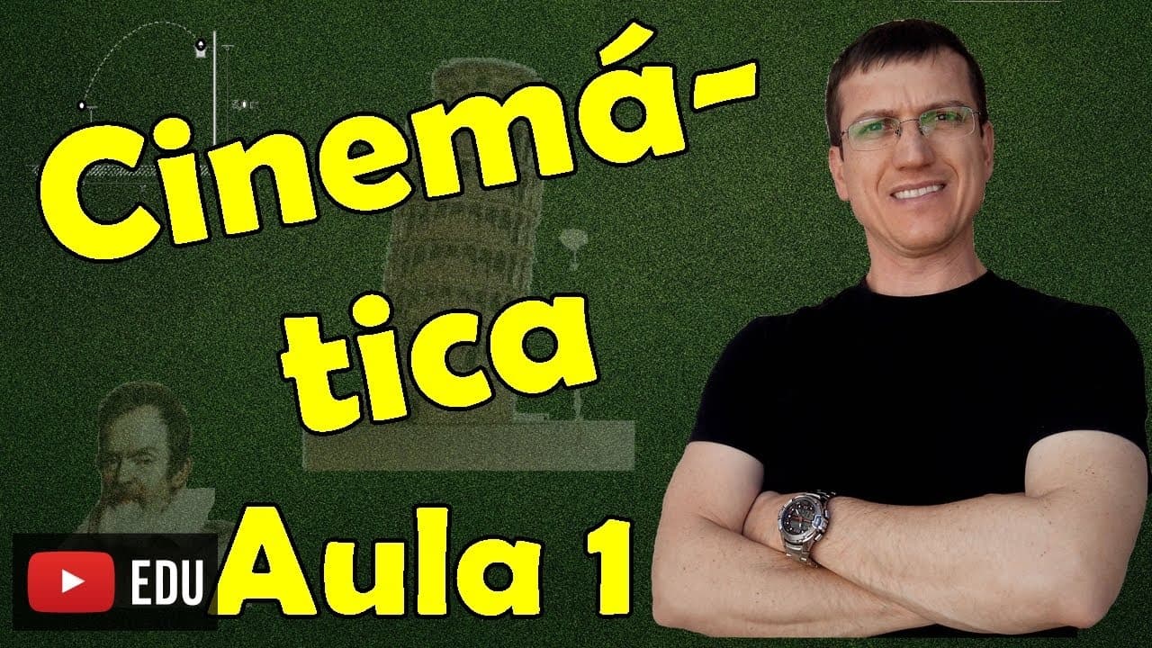 Thumbnail: Conceitos iniciais - CINEMÁTICA - Aula 1 - Prof. Marcelo Boaro