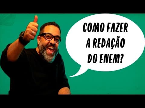 Thumbnail da aula: Como fazer a redação do ENEM? - Me Tira Uma Dúvida | Descomplica