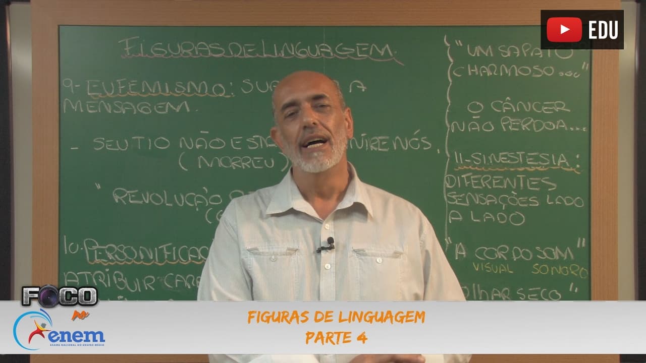 Thumbnail: Videoaulas Poliedro | Enem | Figuras de Linguagem - Parte 4
