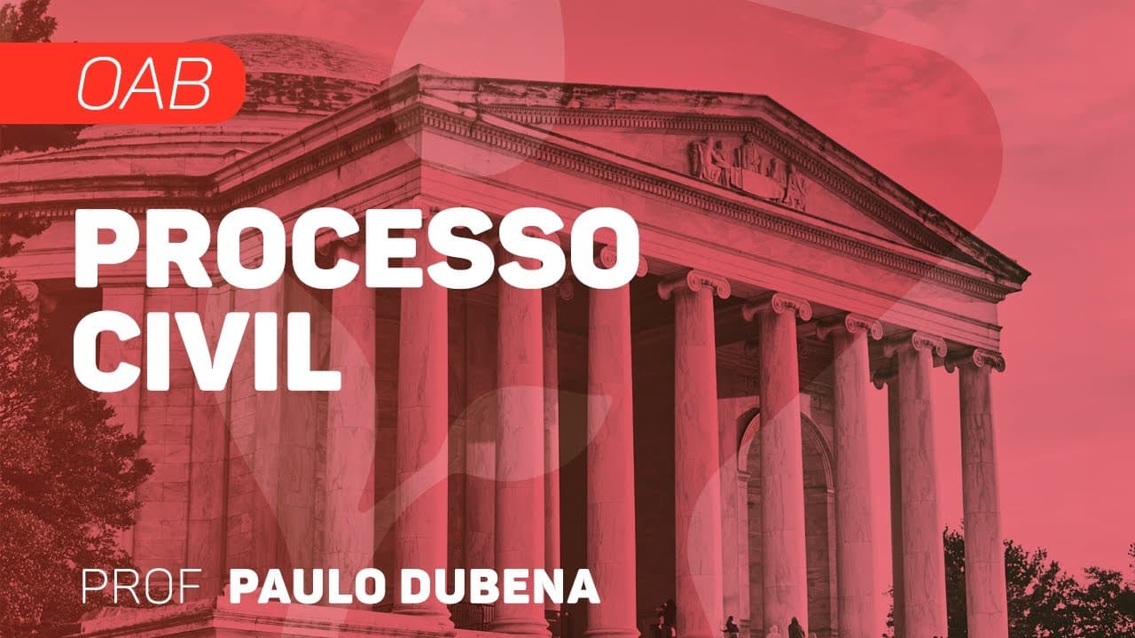 Thumbnail: Processo Civil | OAB - Auxiliares da Justiça | CURSO GRATUITO COMPLETO | CURSO GRATUITO COMPLETO