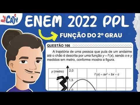 Thumbnail da aula: [ENEM 2022 PPL] 166 📘 FUNÇÃO DO 2º GRAU A trajetória de uma pessoa que pula de um andaime até o chão