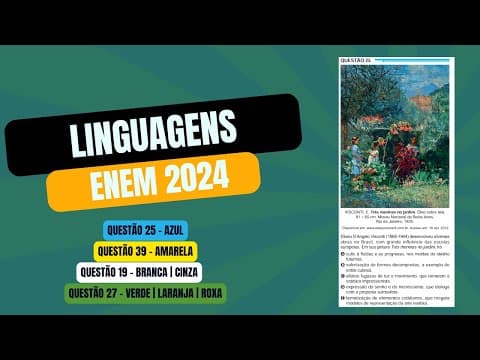 Thumbnail da aula: Resolução questão 25 (PROVA AZUL) | Linguagens ENEM 2024