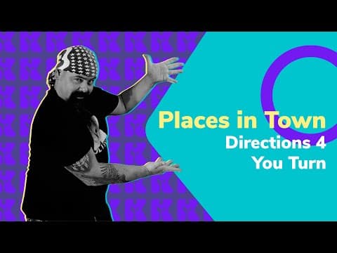 Thumbnail da aula: Places in Town -  Directions 4 - Your Turn | Inglês 2.0 | Aula #102