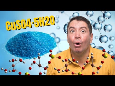 Thumbnail da aula: (Unesp 2025) Uma solução aquosa do sal  sulfato de cobre pentahidratado, CuSO4.5H2O, massa molar..
