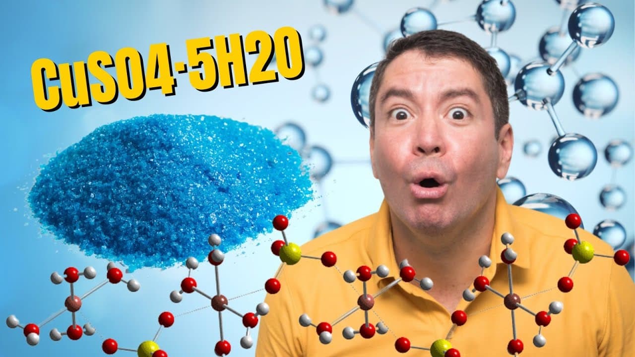 Thumbnail: (Unesp 2025) Uma solução aquosa do sal  sulfato de cobre pentahidratado, CuSO4.5H2O, massa molar..