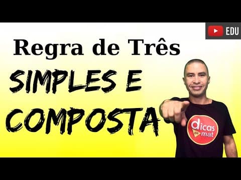 Thumbnail da aula: Aprenda Agora I Regra de Três I Simples I Composta