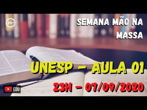 Thumbnail da aula: HISTÓRIA PARA UNESP | SEMANA MÃO NA MASSA