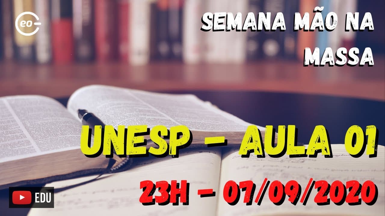 Thumbnail: HISTÓRIA PARA UNESP | SEMANA MÃO NA MASSA