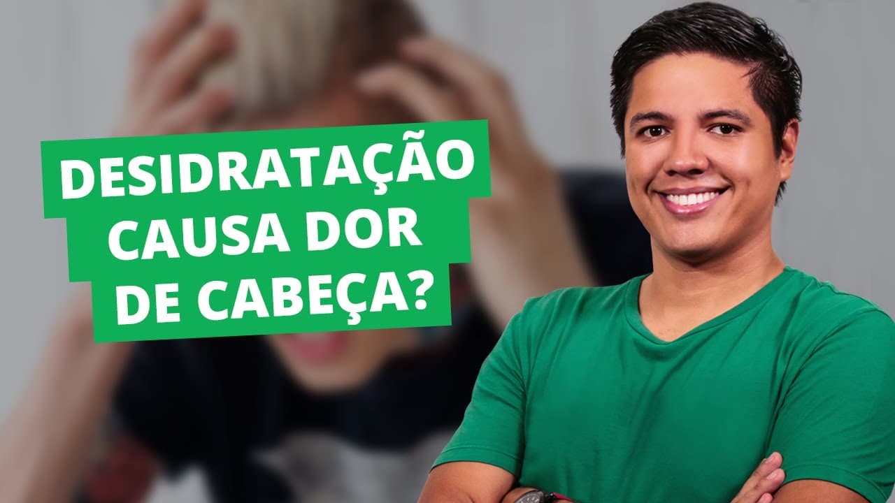 Thumbnail: DESIDRATAÇÃO CAUSA DOR DE CABEÇA? Prof. Kennedy Ramos