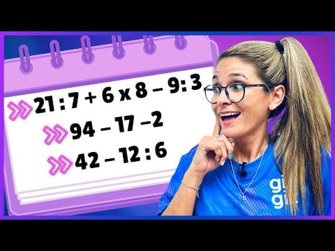 Thumbnail da aula: EXPRESSÃO NUMÉRICA SIMPLES | EXERCÍCIOS