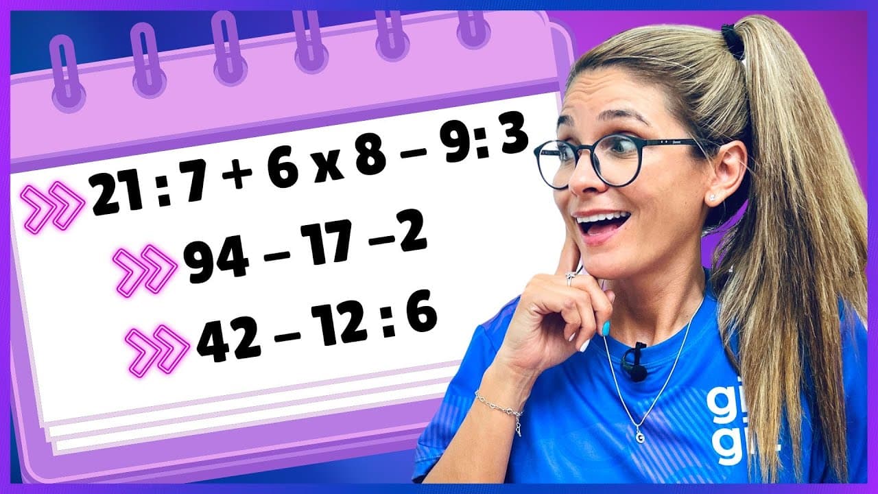 Thumbnail: EXPRESSÃO NUMÉRICA SIMPLES | EXERCÍCIOS