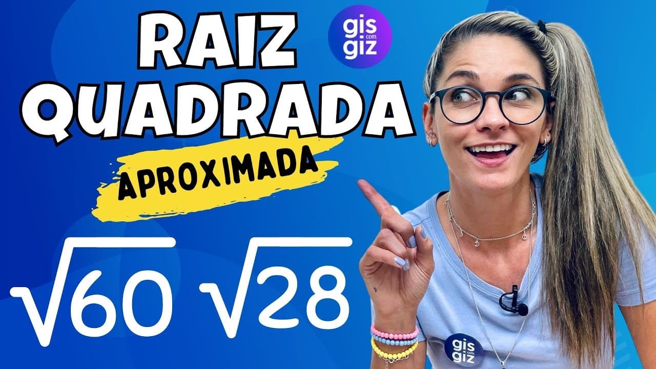 Thumbnail: RAIZ QUADRADA NÃO EXATA \Prof. Gis/