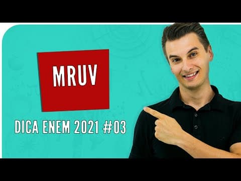 Thumbnail da aula: MRUV – ENEM 2021 #03 – Bioexplica
