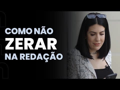 Thumbnail da aula: Como NÃO zerar a redação do Enem