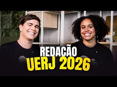 Thumbnail da aula: Como tirar nota máxima na prova de redação UERJ?