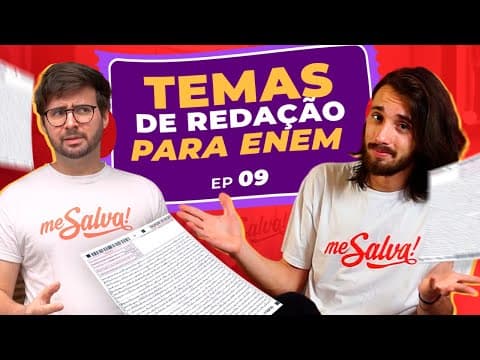 Thumbnail da aula: Tema da REDAÇÃO ENEM 2022 aqui | Apostas de Temas | Luz, Câmera, Redação | Me Salva!