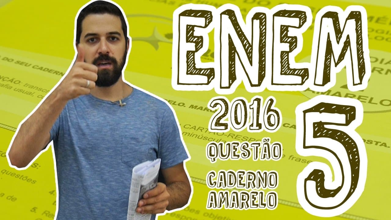 Thumbnail: ENEM  - Questão 5 (Caderno Amarelo)