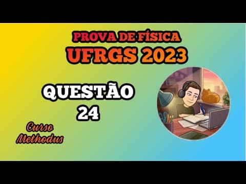 Thumbnail da aula: 24 de 2023 da prova de física da UFRGS - Um instrumento óptico muito simples e comum