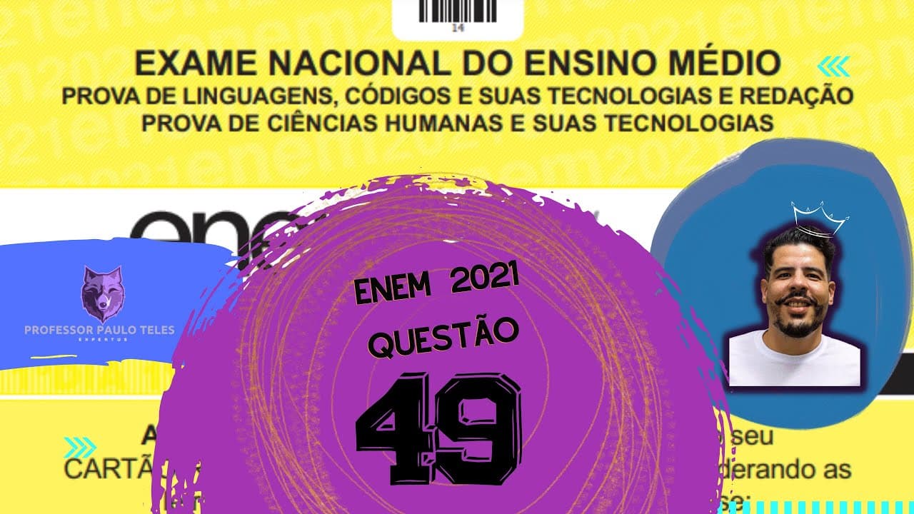 Thumbnail: Resolução Enem 2021 - Humanas Questão 49