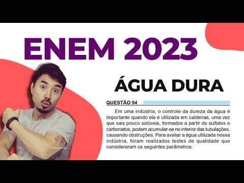 Thumbnail da aula: Questão 94 | Enem 2023 | Caderno Azul - Química