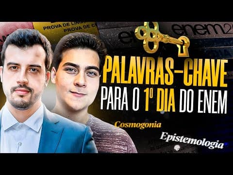 Thumbnail da aula: PALAVRAS-CHAVE que você precisa saber para o 1º DIA DO ENEM (Ft. Flávio de Falcão)