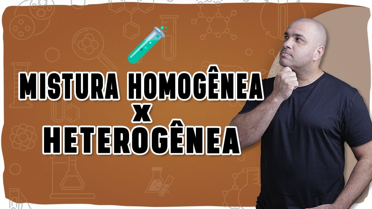 Thumbnail: 🧪 MISTURA HOMOGÊNEA x HETEROGÊNEA: Sistema, fase e componente explicados de forma clara!