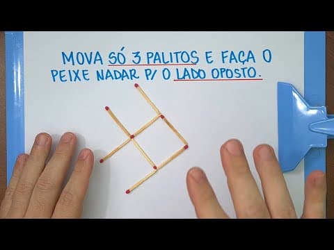 Thumbnail da aula: 🔥 HELP MATEMÁTICA BÁSICA - O desafio dos palitos (Peixe) -  #267