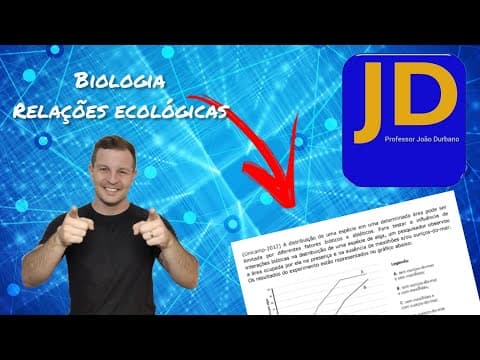 Thumbnail da aula: UNICAMP - Biologia - 2° ano - relações ecológicas