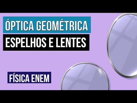 Thumbnail da aula: ÓPTICA GEOMÉTRICA: espelhos e lentes | Física para o Enem | Flaverson Messias Batista