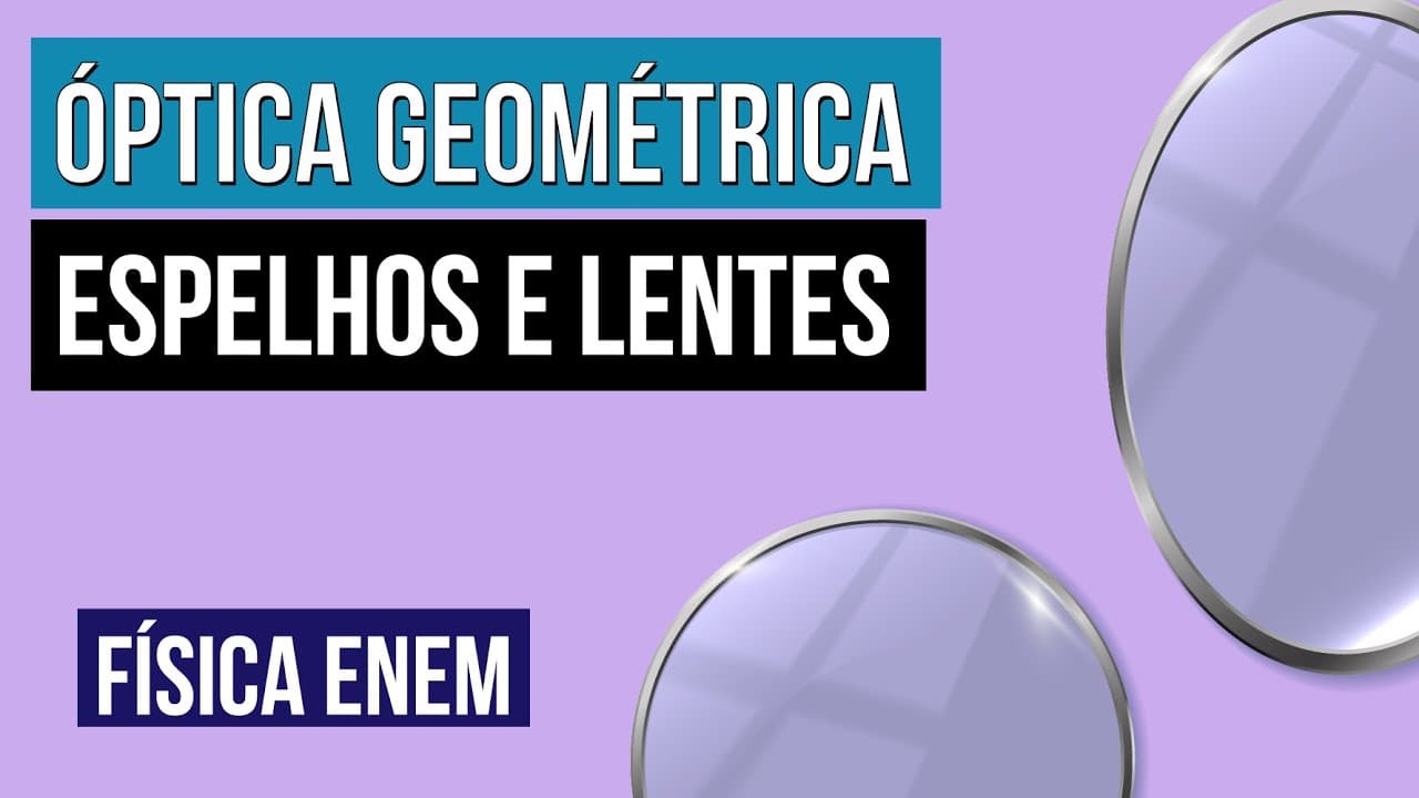 Thumbnail: ÓPTICA GEOMÉTRICA: espelhos e lentes | Física para o Enem | Flaverson Messias Batista