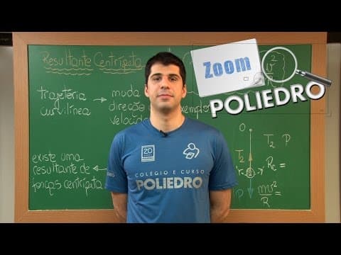 Thumbnail da aula: Videoaulas Poliedro | Enem | Resultante Centrípeta