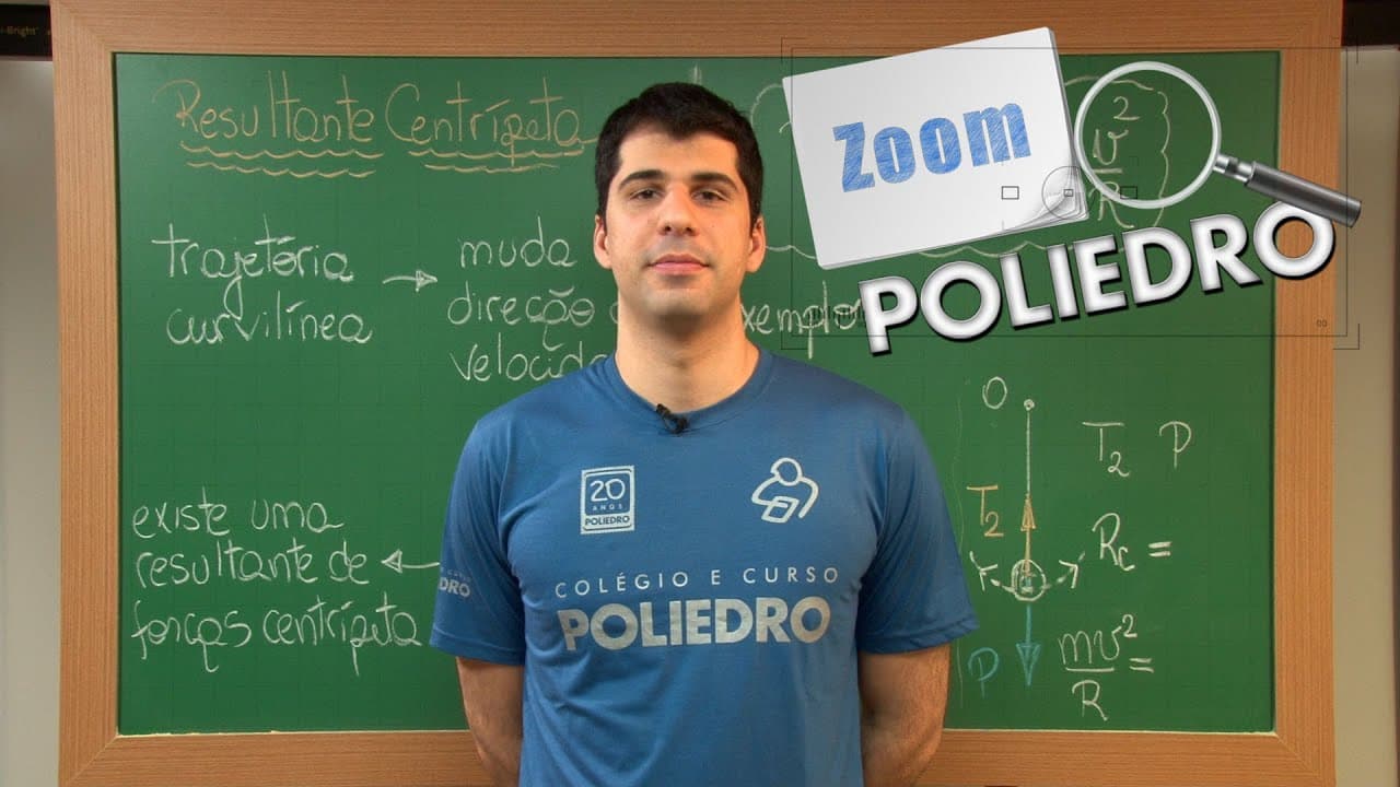 Thumbnail: Videoaulas Poliedro | Enem | Resultante Centrípeta