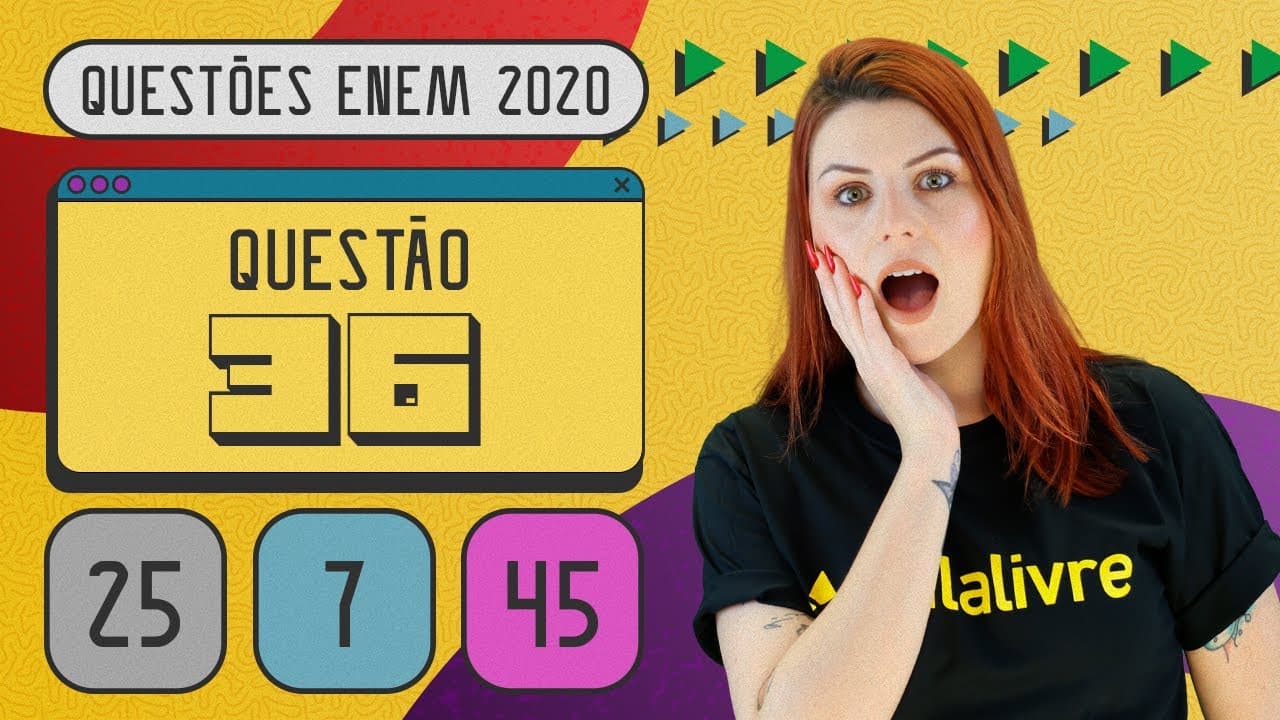 Thumbnail: ENEM 2020 | Variedade Linguística  | Questão 36 ( Amarelo)