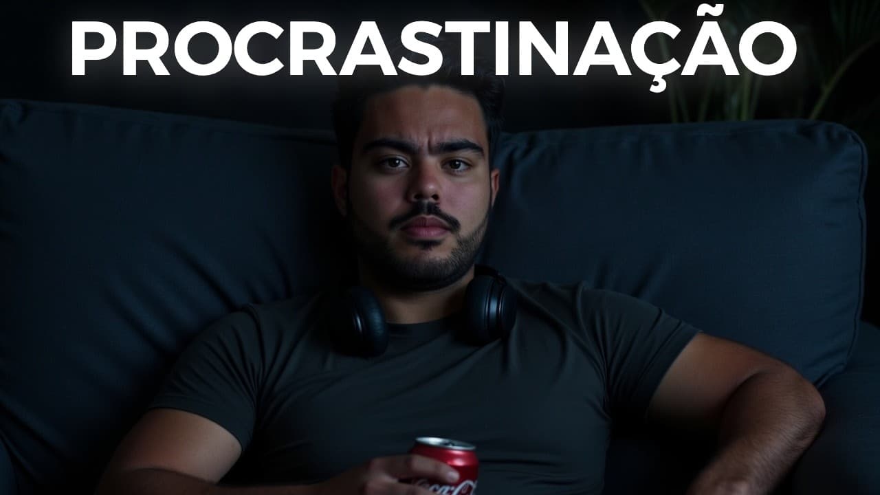 Thumbnail: Esse vídeo vai curar sua preguiça de estudar (passei em medicina fazendo isso)