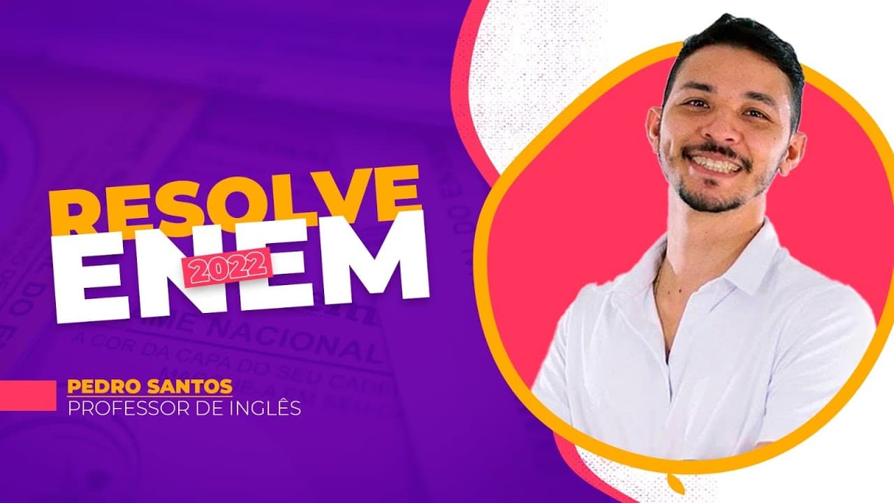 Thumbnail: Resolve Enem: Se liga na resolução de uma questão de inglês