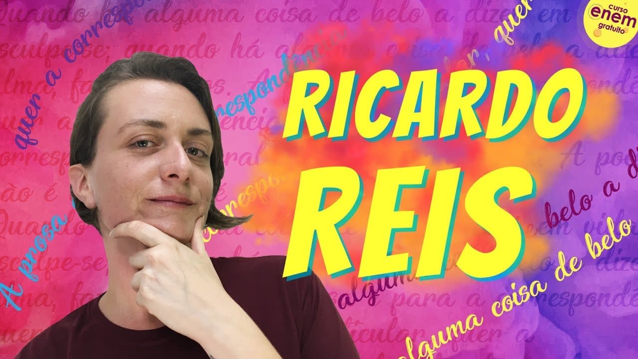 Thumbnail: RICARDO REIS: HETERÔNIMO DE FERNANDO PESSOA | Resumo de Literatura para o Enem