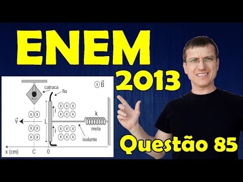Thumbnail da aula: ENEM 2013 - Questão 85 resolvida (Caderno Azul) - Física - Eletricidade - Prof. Marcelo Boaro